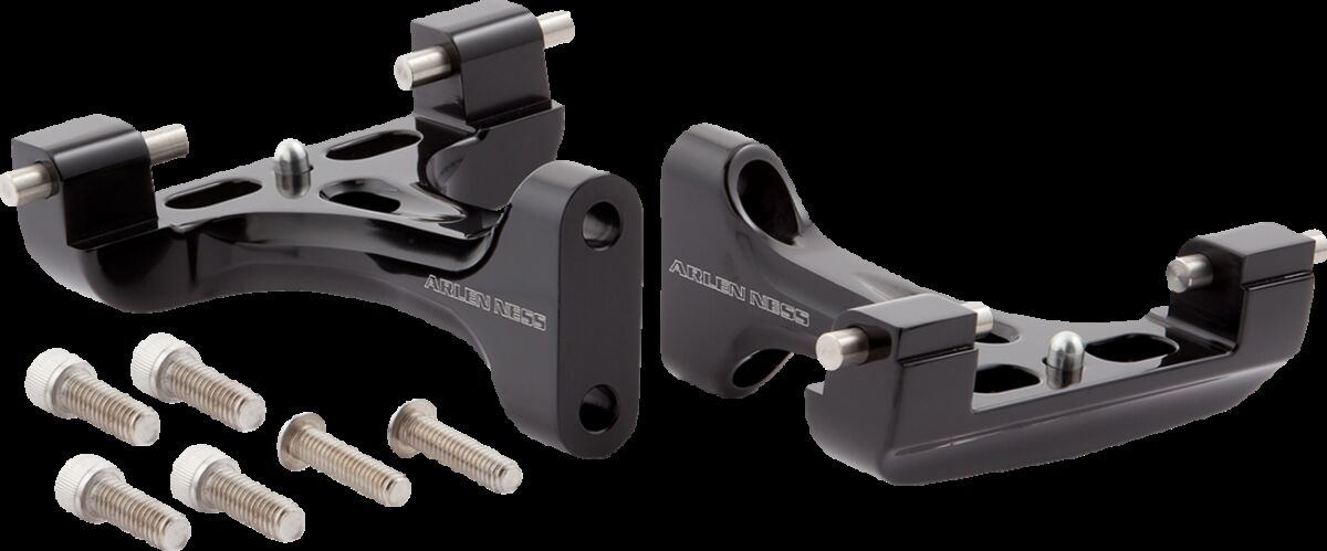 Arlen Ness Floorboard Passenger Forged All Black Mount Passenger Floor