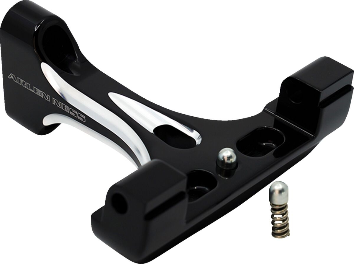 Arlen Ness Floorboard Passenger Forged Black Mount Passenger Floorboar