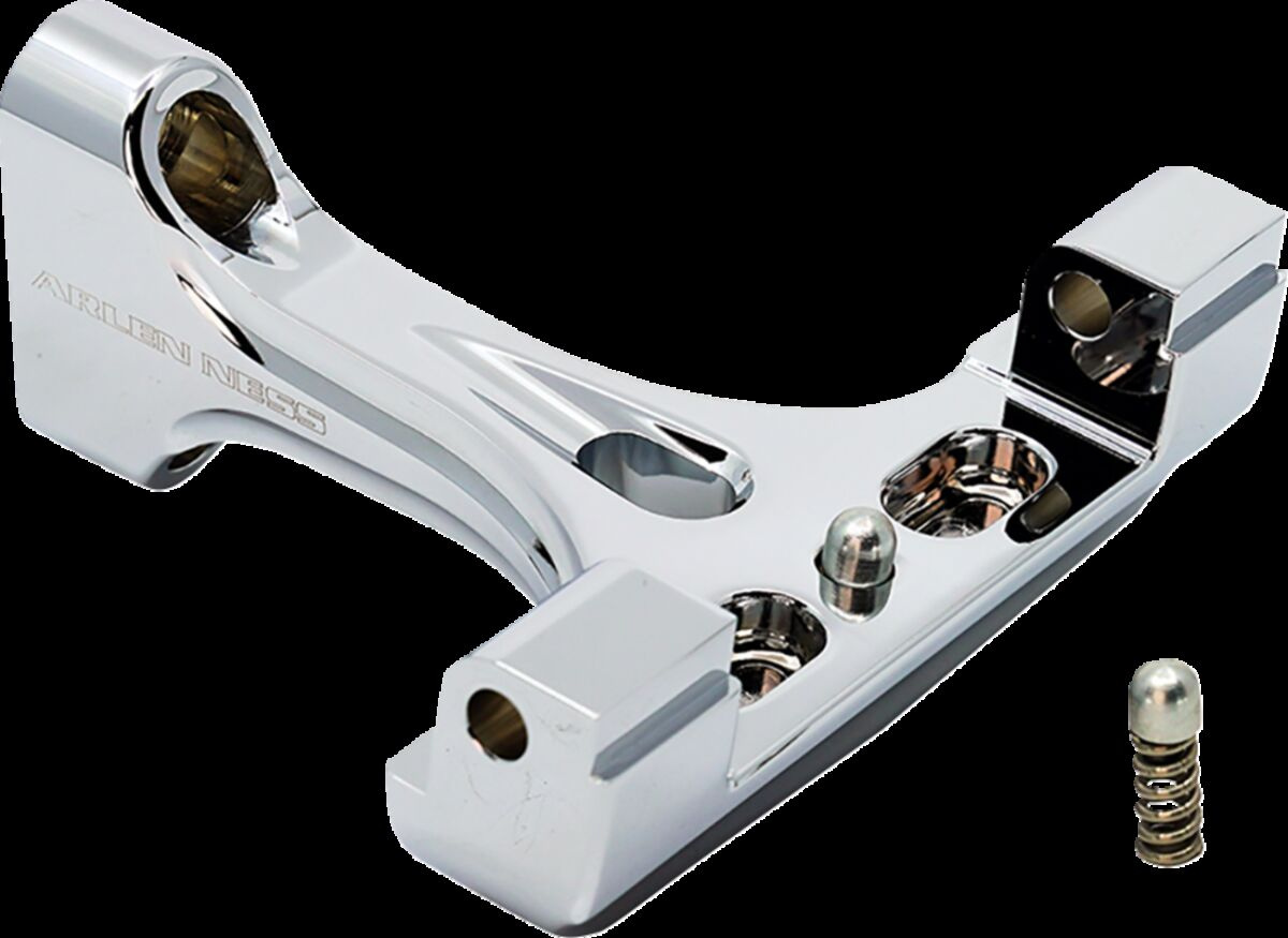 Arlen Ness Floorboard Passenger Forged Chrome Mount Passenger Floorboa