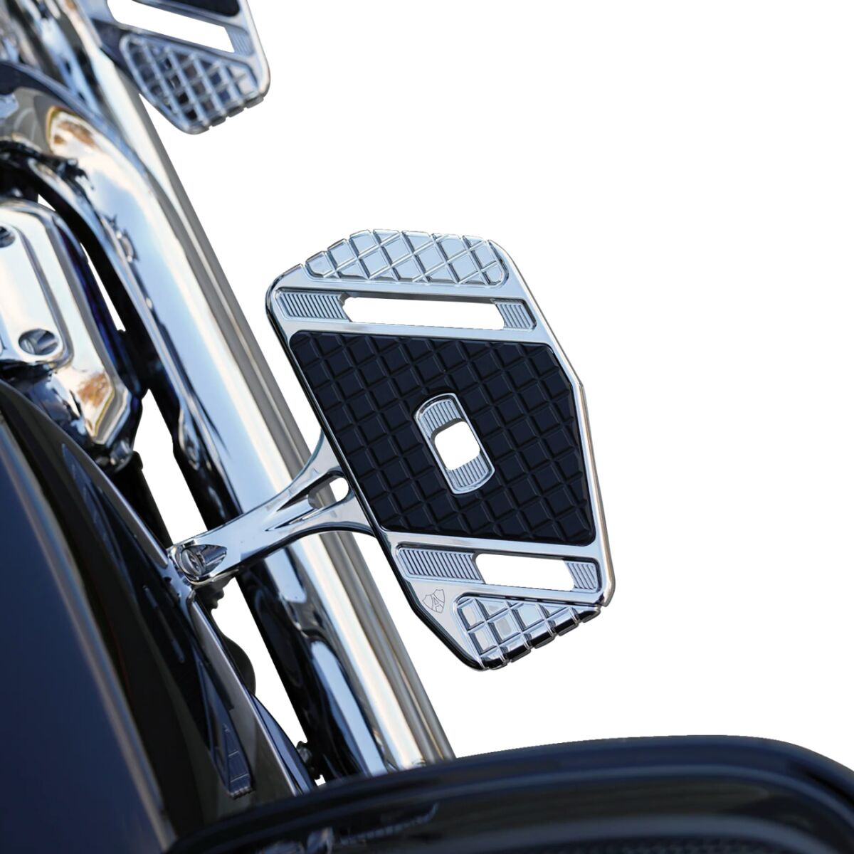 Arlen Ness Floorboard Passenger Forged Chrome Mount Passenger Floorboa