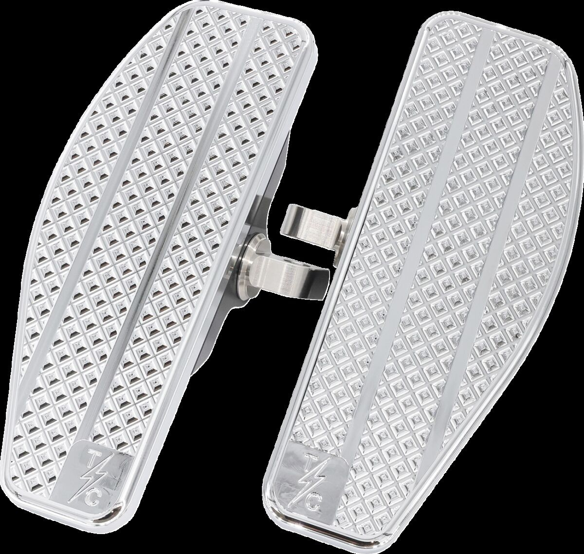 Thrashin Supply Co. Mini Floorboards - Chrome Floorboards Mini Chrome