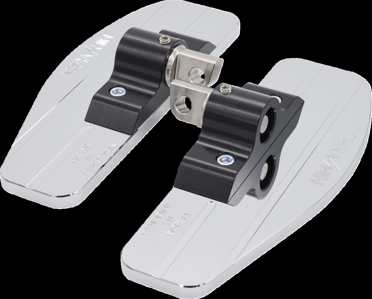 Thrashin Supply Co. Mini Floorboards - Chrome Floorboards Mini Chrome