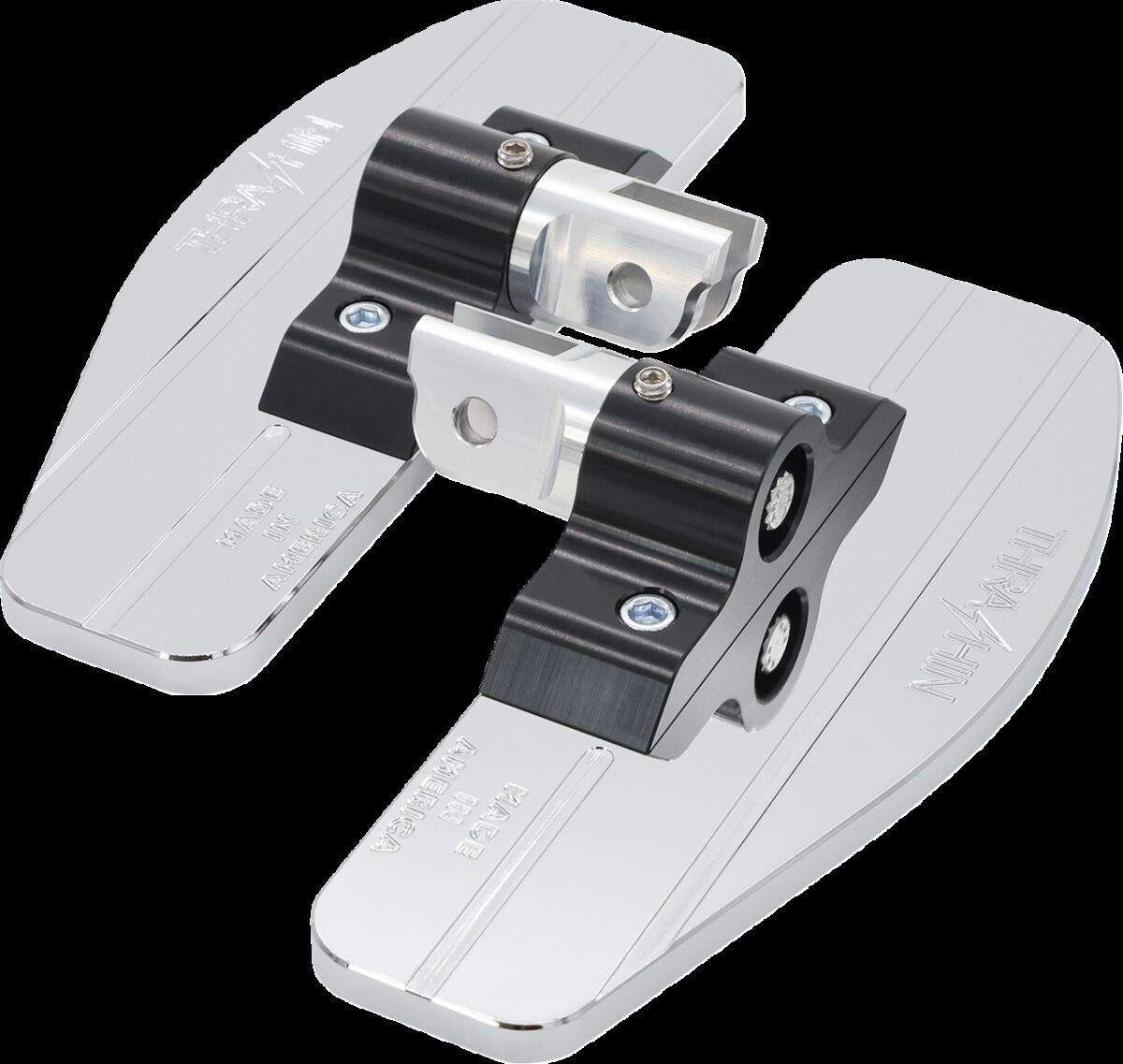 Thrashin Supply Co. Mini Floorboards - Chrome Floorboards Mini M8 Soft