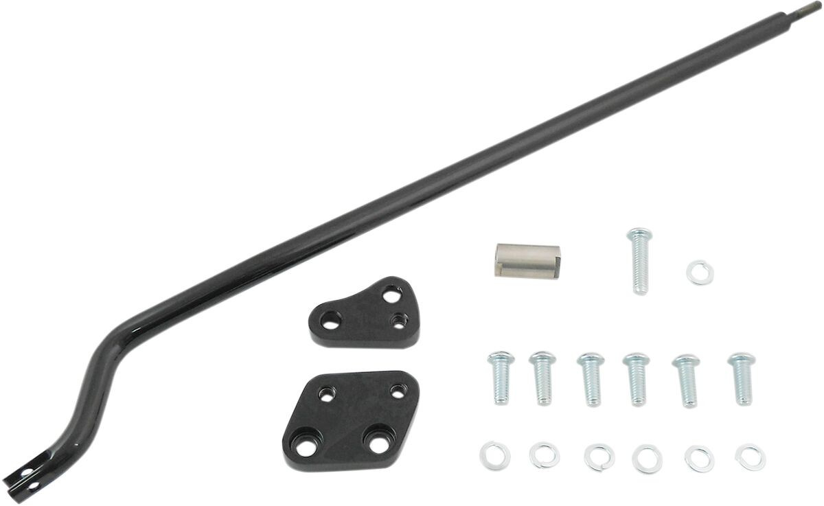 Drag Specialties Black Forward Control Relocation Kit Kit F/C Reloc -1