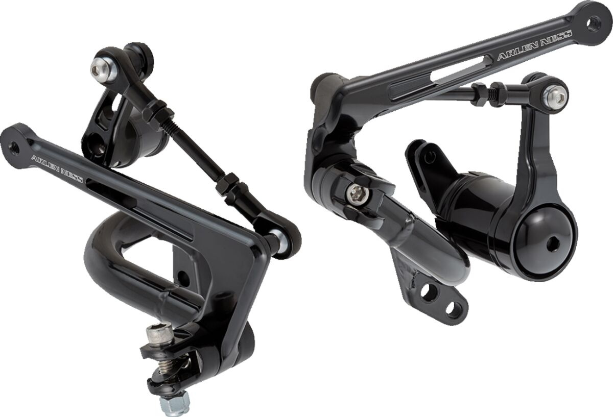 Arlen Ness Controls Mid 14+Touring Mid Controls - Flt 14-23 - Bla