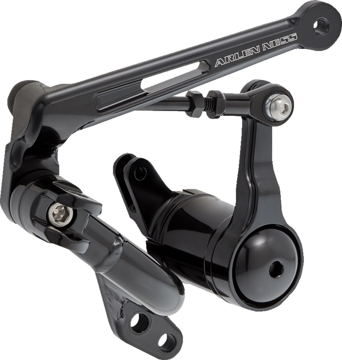 Arlen Ness Controls Mid 14+Touring Mid Controls - Flt 14-23 - Bla