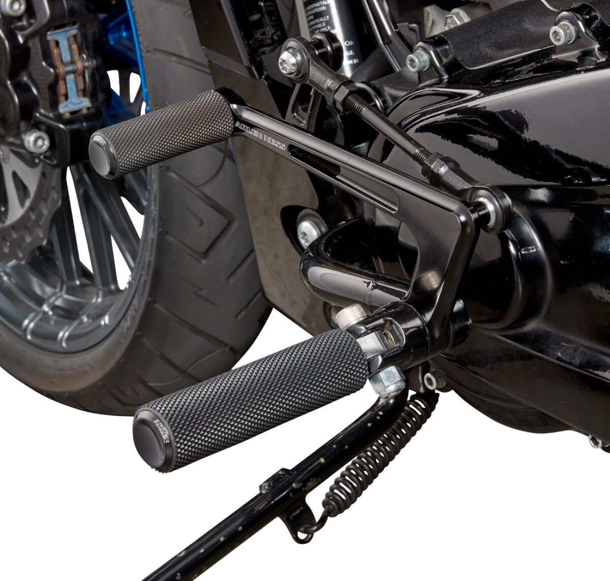 Arlen Ness Controls Mid 14+Touring Mid Controls - Flt 14-23 - Bla