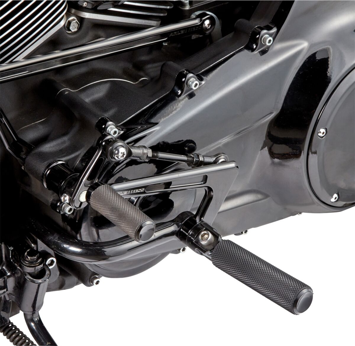 Arlen Ness Controls Mid 14+Touring Mid Controls - Flt 14-23 - Bla