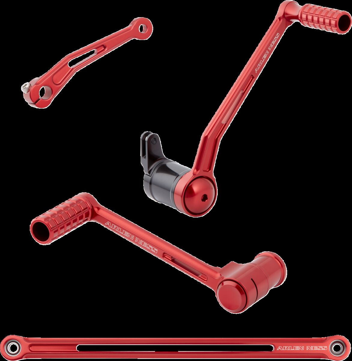 Arlen Ness Control Kit Solo Speedliner  Red Control Kit Solo Speedline