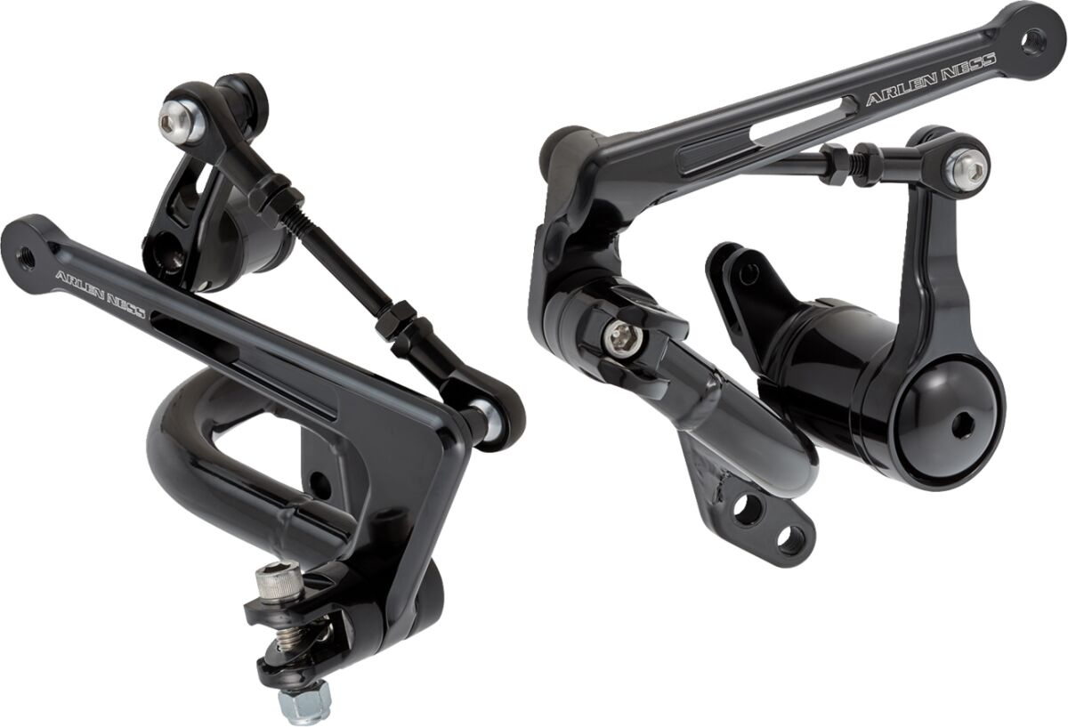 Arlen Ness Mid Controls - Black - Fl Mid Controls - Flhx/Fltr 24-25