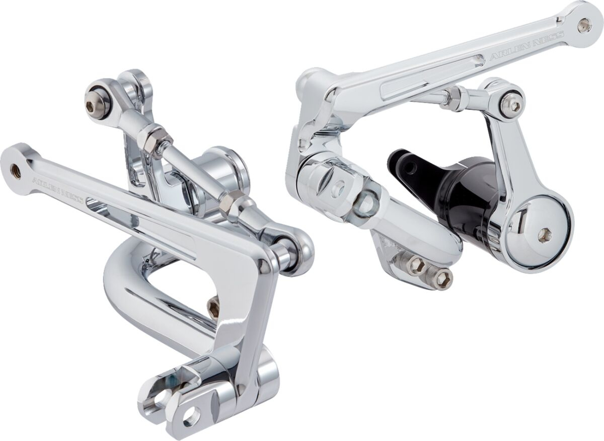 Arlen Ness Mid Controls - Chrome - Fl Mid Controls Touring Chrome