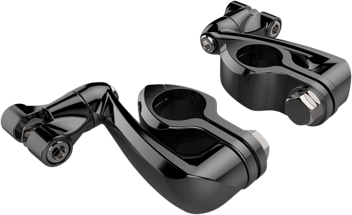 Ciro Highway Mount Adjustable With Extension Arm & Clevis Black Clamp