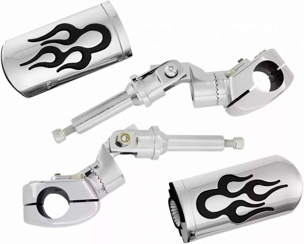 Show Chrome Highway Pegs Flame Gl1800 Highway Pegs Flame Gl1800