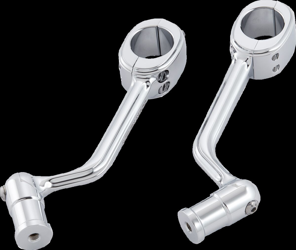 Arlen Ness Forged Highway Peg Mounts - Chrome Highway Peg Mount All Ch