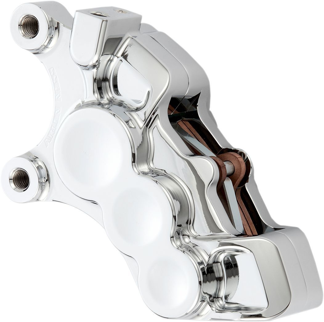 Arlen Ness Brake Caliper 6-Piston Front Chrome Caliper - 6 Pistons - 1