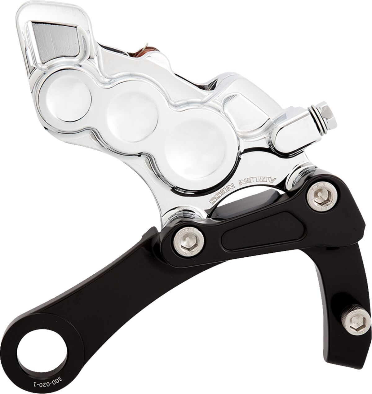 Arlen Ness Caliper Rear 6 Pist0N Chrome M8 Softail Caliper - 6 Pistons
