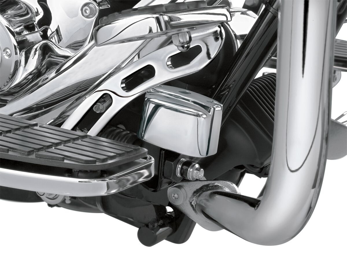 Kuryakyn Rear Master Cylinder Cover Chrome Rear Master Cylinder Cvr