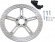 Arlen Ness Brake Rotor Kit Big Brake Right For Dyna & Softail Rotor Bg