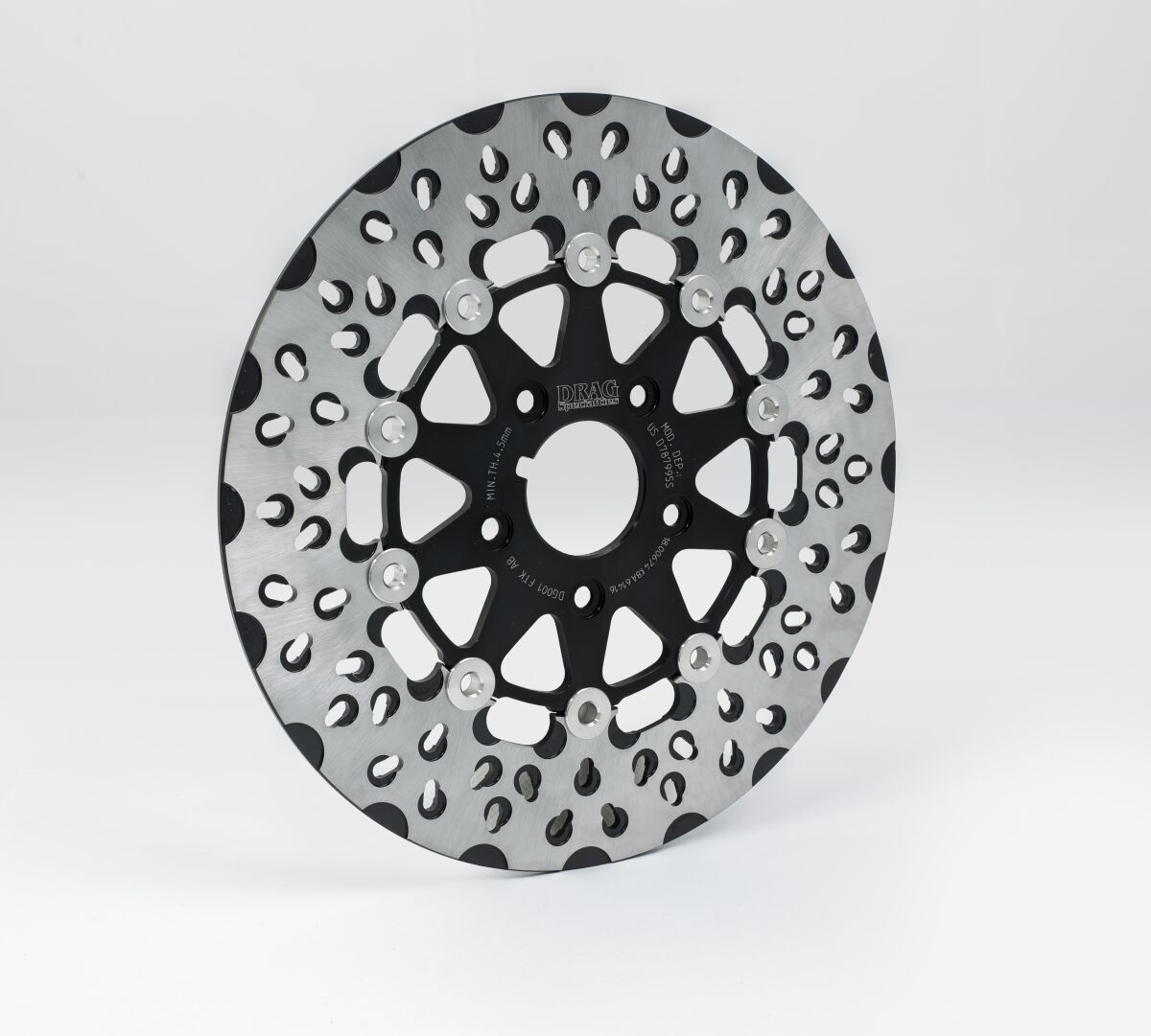 Drag Specialties Brake Rotor Diskle Black Brake Rotor Diskle Bk