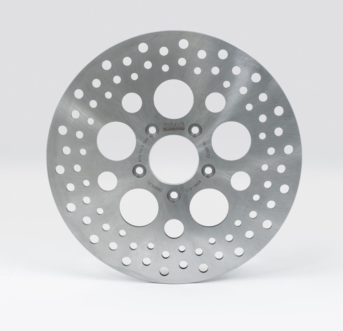 Drag Specialties Brake Rotor Fixed Round Brake Rotor Fix Round 11.5