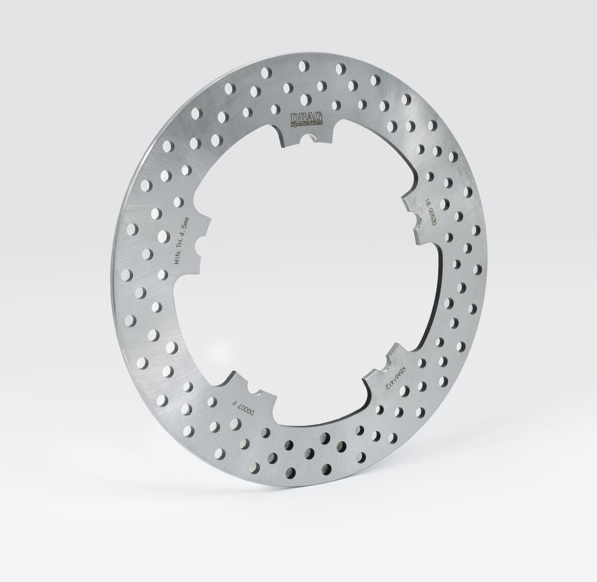 Drag Specialties Brake Rotor Fixed Round Brake Rotor Fix Round 11.5