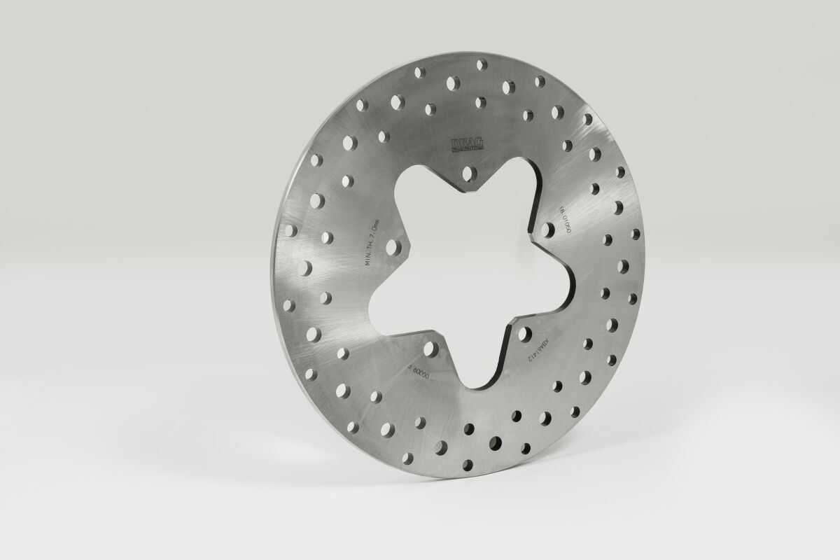 Drag Specialties Brake Rotor Fixed Round Brake Rotor Float Round 11.5