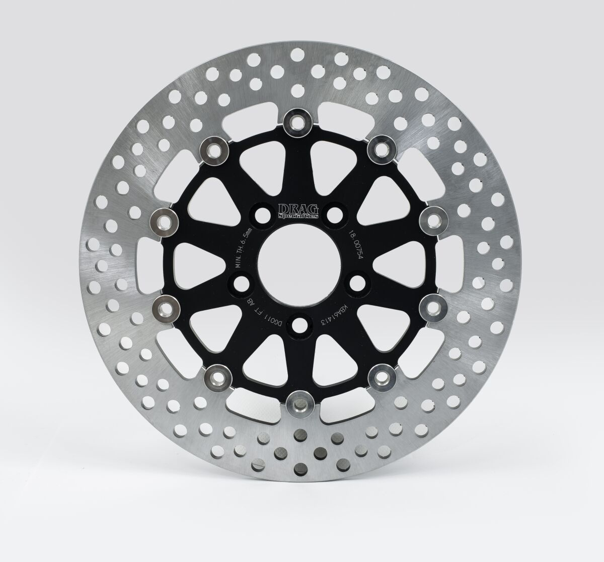 Drag Specialties Brake Rotor Floating Round Brake Rotor Float Round