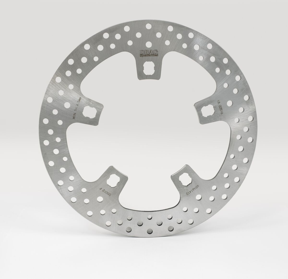 Drag Specialties Brake Rotor Fixed Round Brake Rotor Fix Round 11.8