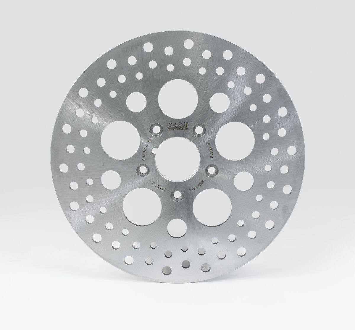 Drag Specialties Brake Rotor Fixed Round Brake Rotor Fix Round 11.5