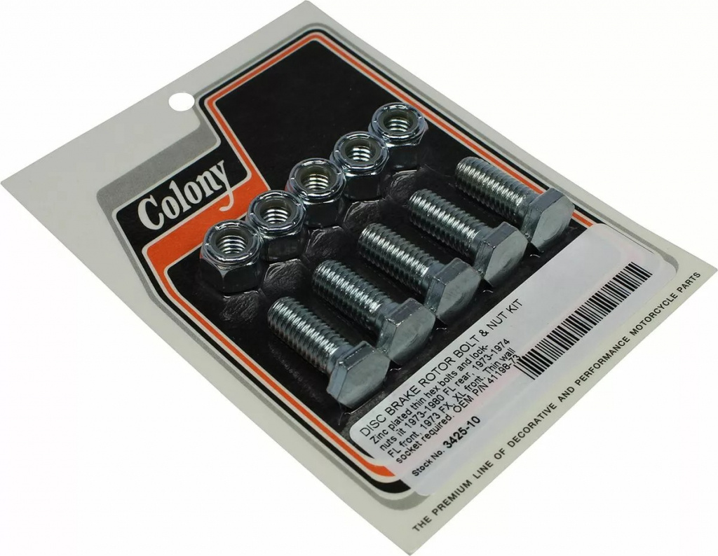 Colony  Bolt & Nut Kt Brake Rtr