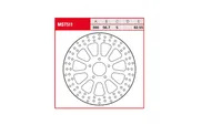 Trw Brake Rotor Fixed Round Rotor Trw