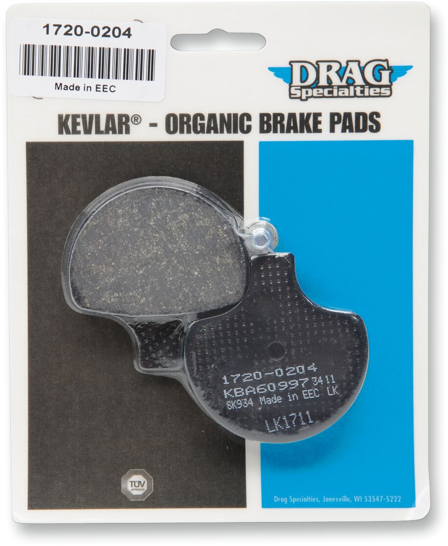 Drag Specialties Brake Pad Organic Brake Pad-Drag Organic