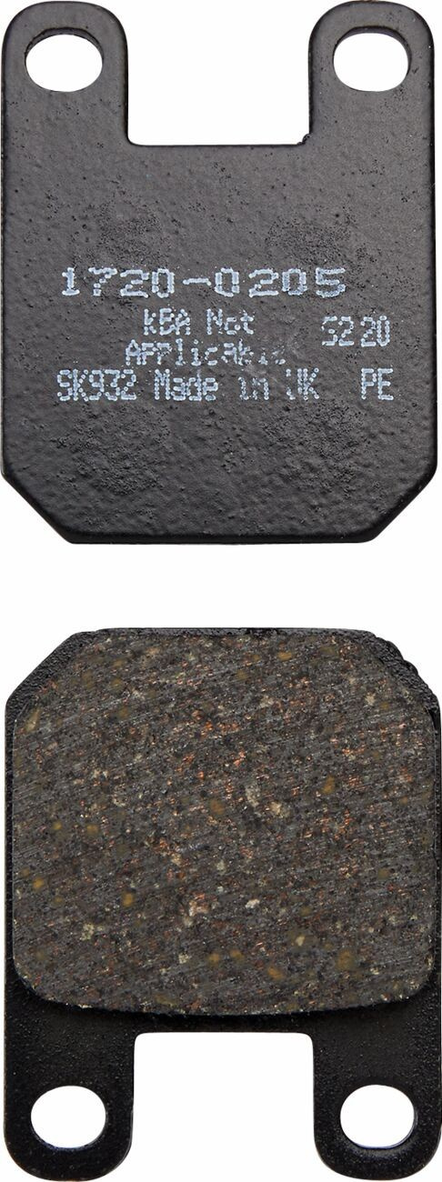 Drag Specialties Brake Pad Organic Gma F-Caliper/ Pm 125X4/S/Sl Brake