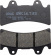 Drag Specialties Brake Pad Organic J-Brake 6-Piston Caliper Brake Pad- Drag Specialties Brake Pad Organic J-Brake 6-Piston Caliper Brake Pad-