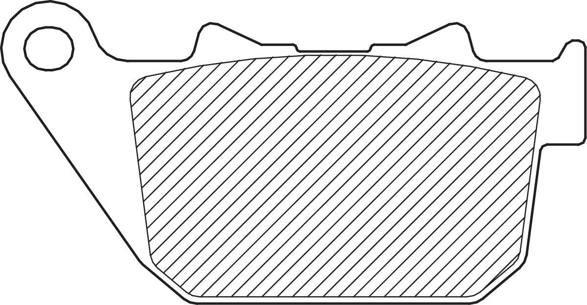 Drag Specialties Brake Pad Organic Brake Pad-Drag Organic