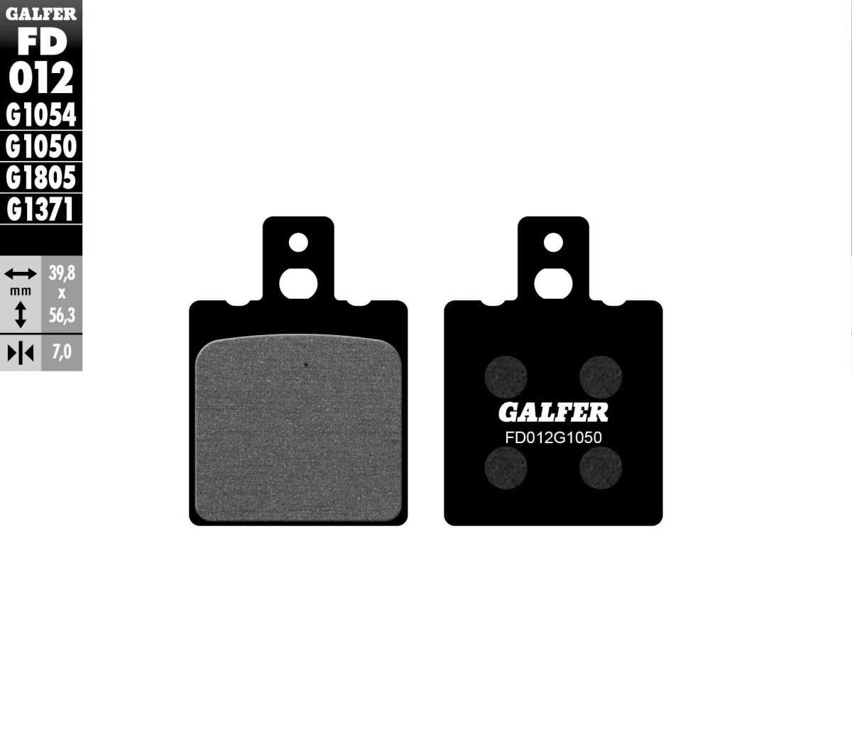 Galfer Brake Pad Scooter Organic Brake Pad Semi Metal Scooter