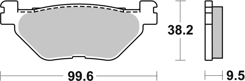 Sbs Brake Pad Ceramic Street Brake Pad Car/Cer