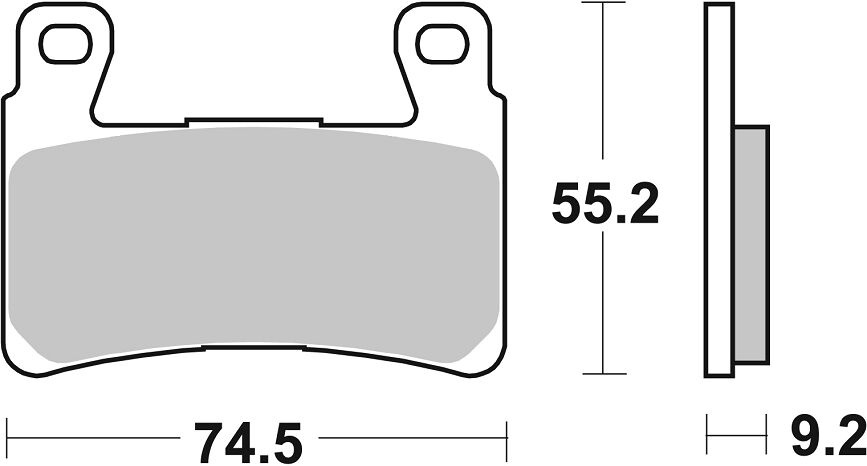 Sbs Brake Pad Ceramic Street Brake Pad Car/Cer