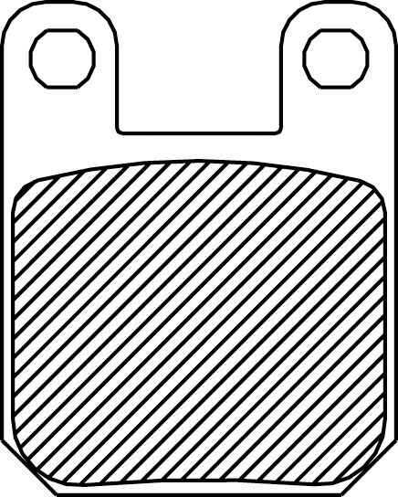 Drag Specialties Brake Pad Sintered Brake Pad-Drag Sinterd