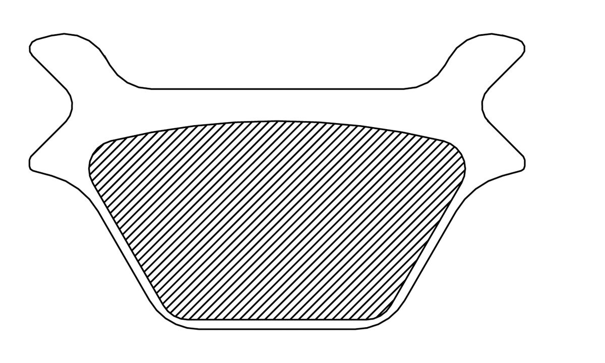 Drag Specialties Brake Pad Sintered Brake Pad-Drag Sinterd