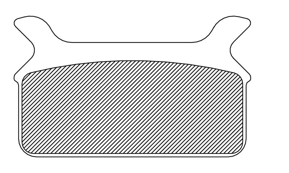 Drag Specialties Brake Pad Sintered Brake Pad-Drag Sinterd