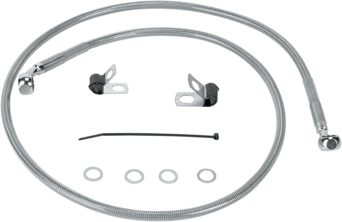 Drag Specialties Front Brake Line Stainless Steel Brakeline Fr 04-13Xl