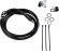 Drag Specialties Front Brake Line Black Vinyl Coated Stainless Steel E Drag Specialties Front Brake Line Black Vinyl Coated Stainless Steel E