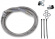 Drag Specialties Front Brake Line Stainless Steel Extended 6