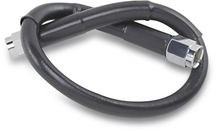 Drag Specialties Universal Brake Line Black Vinyl Coated Stainless Ste