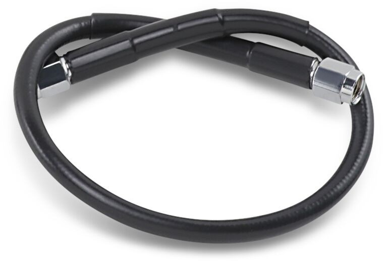 Drag Specialties Universal Brake Line Black Vinyl Coated Stainless Ste