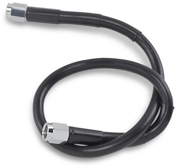 Drag Specialties Universal Brake Line Black Vinyl Coated Stainless Ste