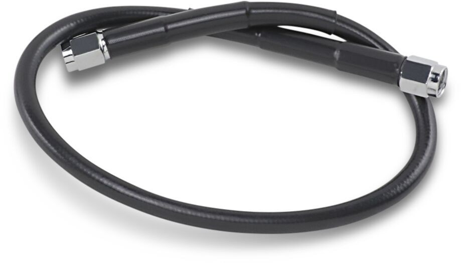 Drag Specialties Universal Brake Line Black Vinyl Coated Stainless Ste