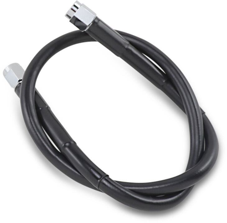 Drag Specialties Universal Brake Line Black Vinyl Coated Stainless Ste