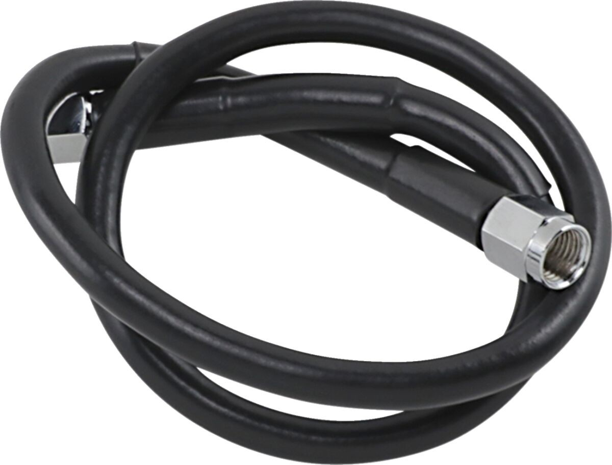 Drag Specialties Universal Brake Line Black Vinyl Coated Stainless Ste